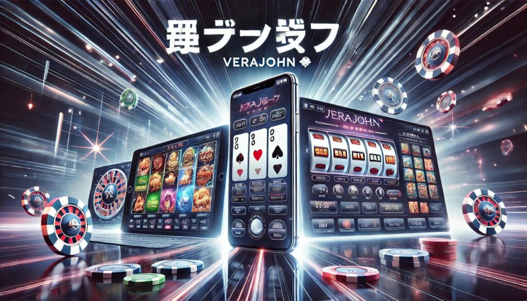 VeraJohnオンラインカジノのモバイルゲーム